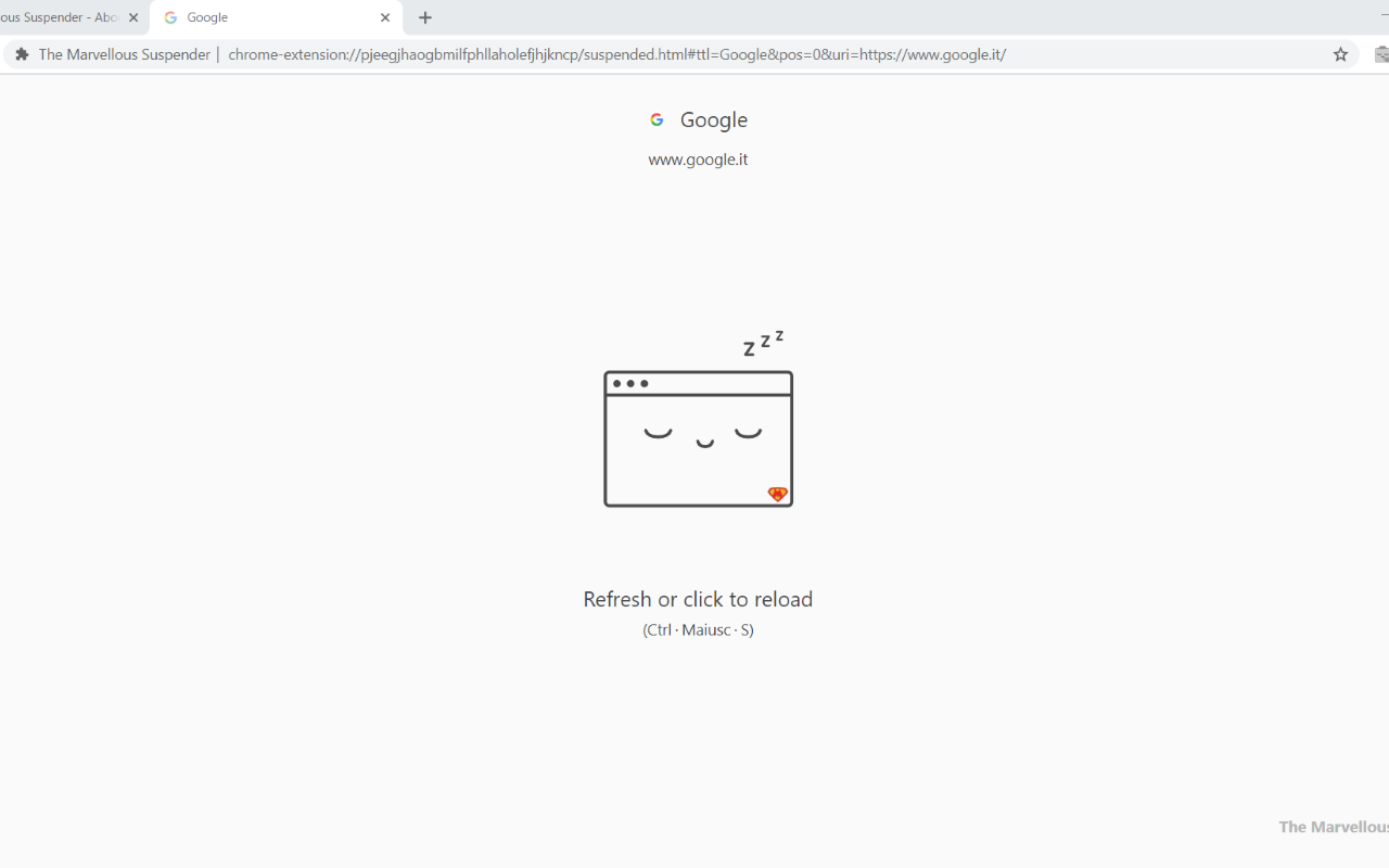 The Marvellous Suspender — Google (light)